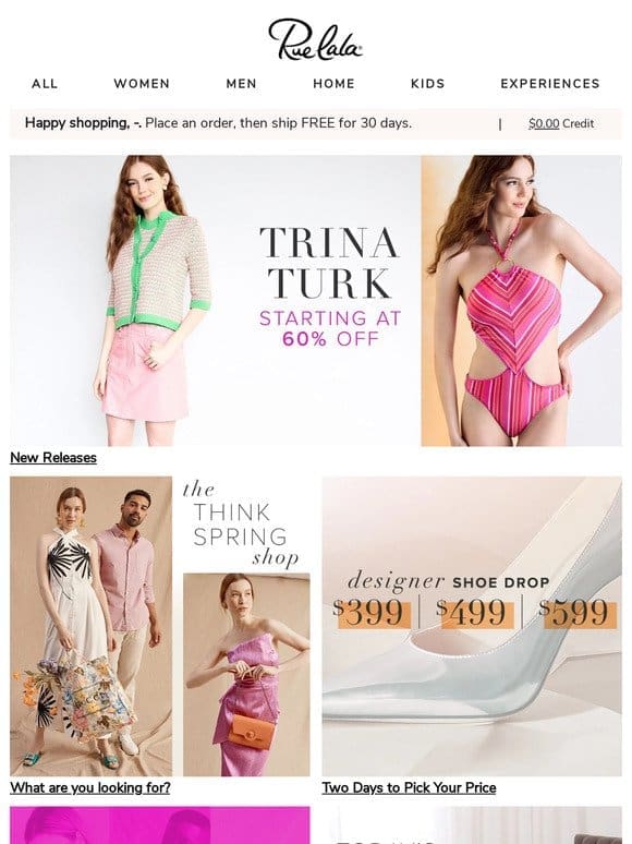 New Trina Turk Starting at 60% Off • The Think Spring Shop