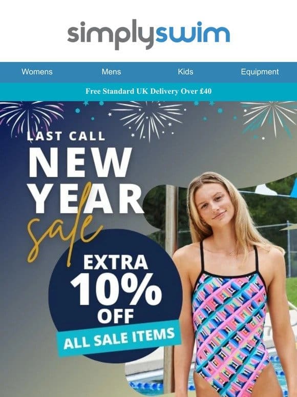 New Year Sale   Extra 10% off all Sale Items | Simply Swim