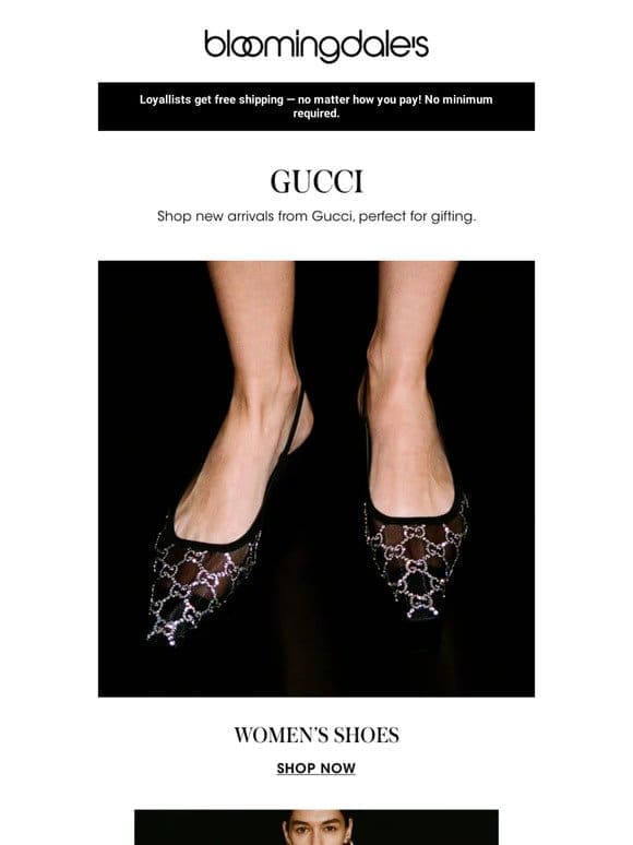 New arrivals from Gucci