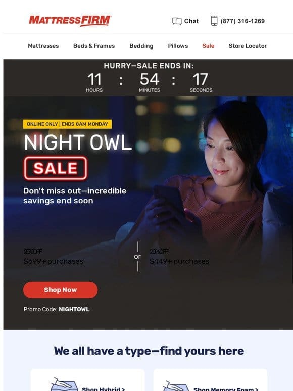 Night Owl Sale: Up to an extra 25% off until 8AM