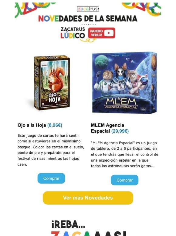 Novedades semanales con una sorpresita extra