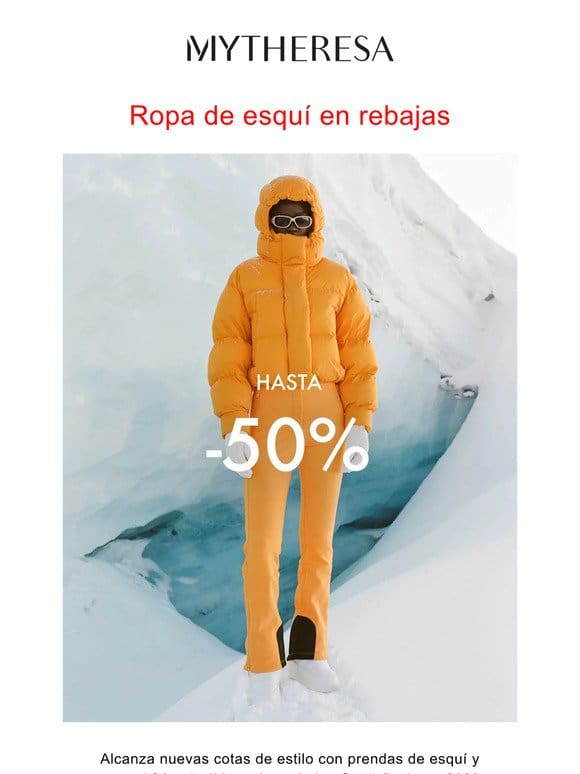 Nuevo en rebajas: hasta -50% en esenciales de esquí y para el frío