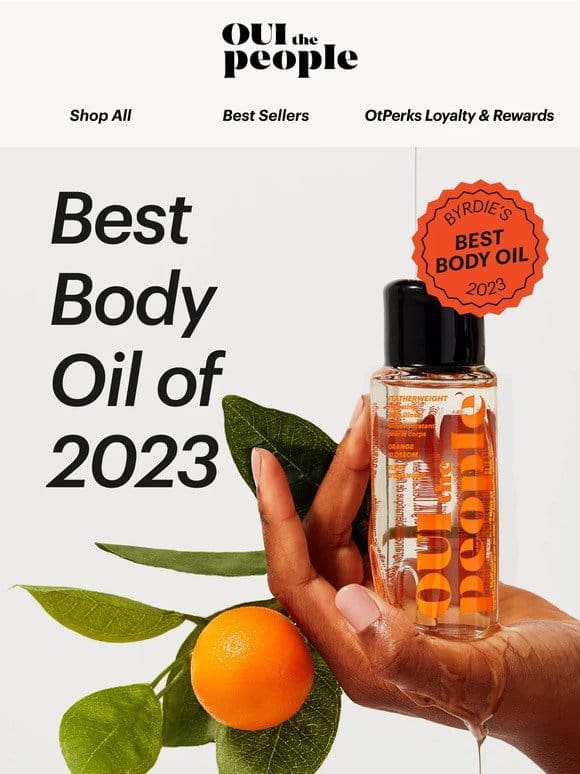 Our Award Winning Body Oil Is Back In Stock