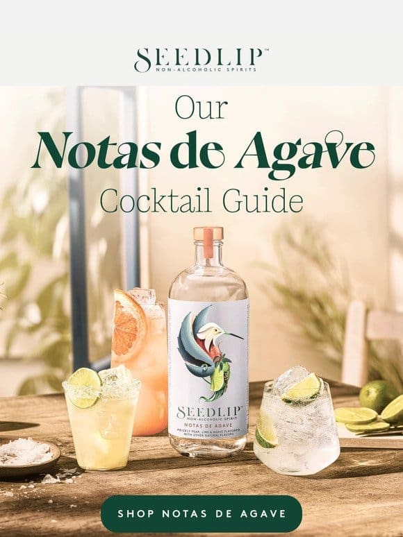 Our Notas de Agave Cocktail Guide