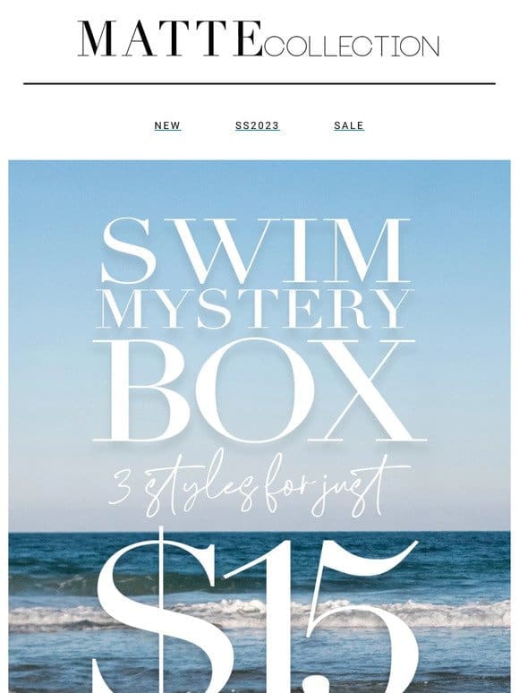 Our Swim Mystery Box is back! ⏰