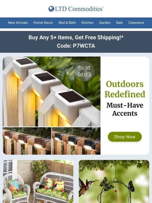 Outdoors Redefined: Must-Have Accents!