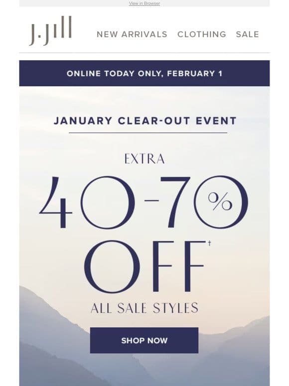 Over 90 sale styles now an extra 70% off!