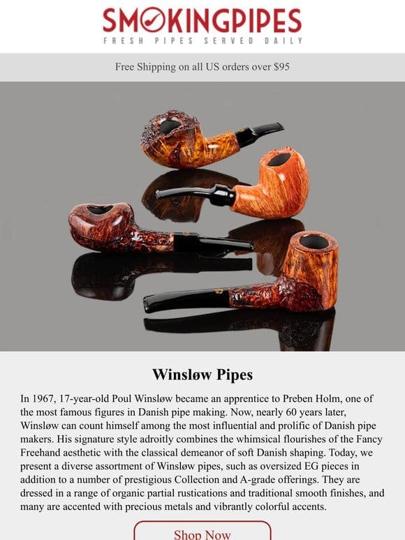 Poul Winsløw Pipes | EG， Collection， and A-Grade