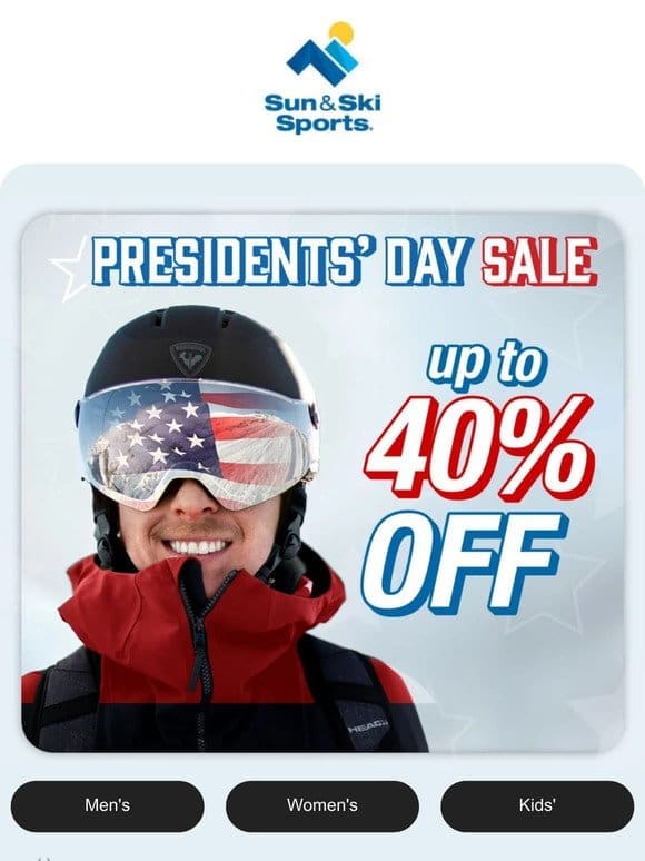 Presidents Day Sale