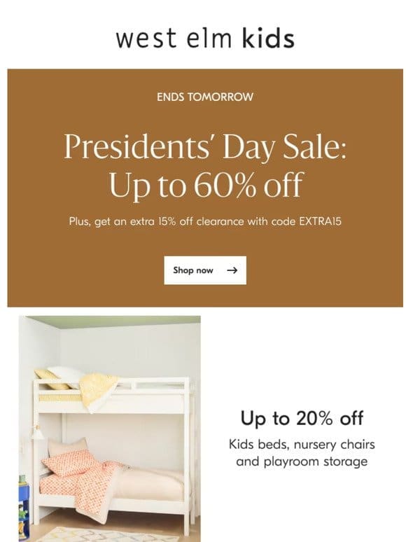 Presidents’ Day deals going fast!