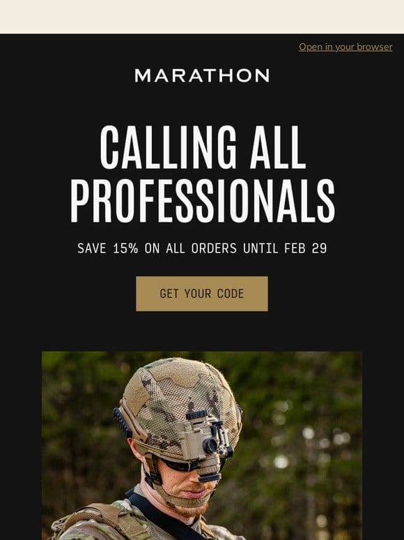 Professionals Save 15%