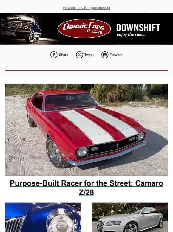 Purpose-Built Racer for the Street: Camaro Z/28