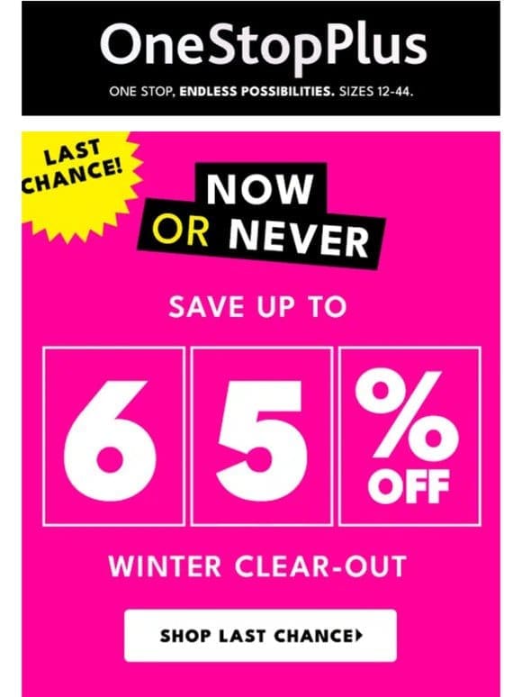 **RE: Up to 65% OFF