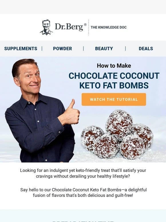 RECIPE ALERT: Chocolate Coconut Keto Fat Bombs