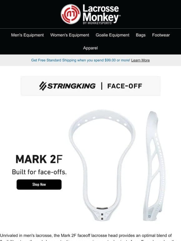 Rule the Faceoff X! StringKing Mark 2F Lacrosse Heads – Unleash Dominance!