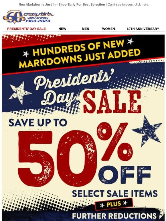 STARTS NOW: Presidents’ Day Steals & Deals