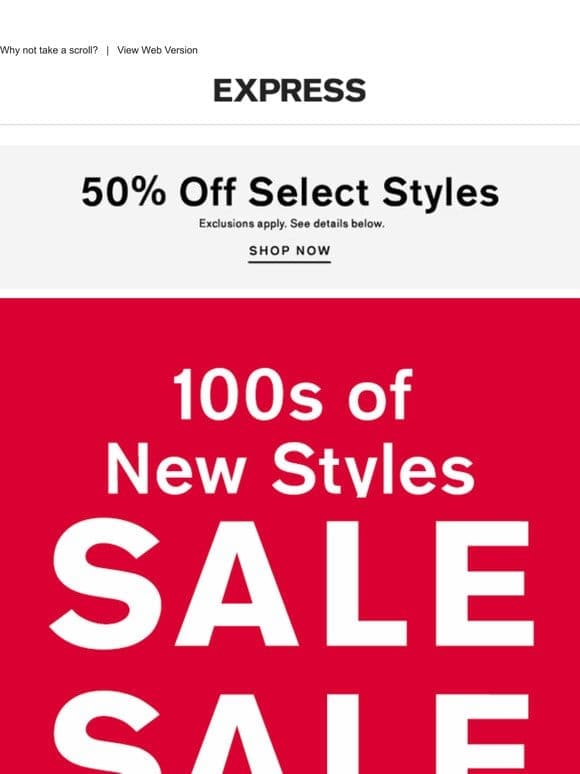 Sale newbies (up to 70% off!) want to say hi