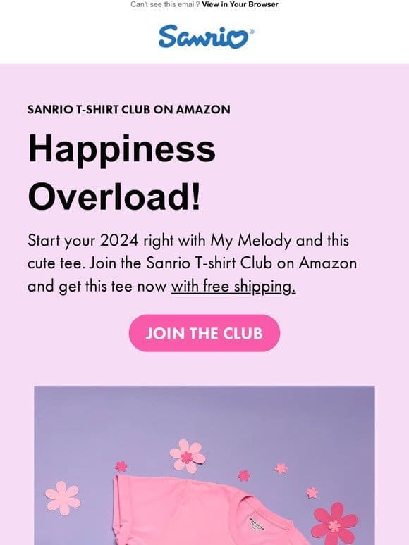 Sanrio T-shirt Club