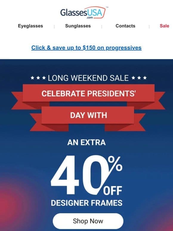 Save BIG: President’s Day deals are here!