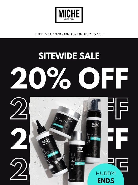 Say Goodbye to 20% Off