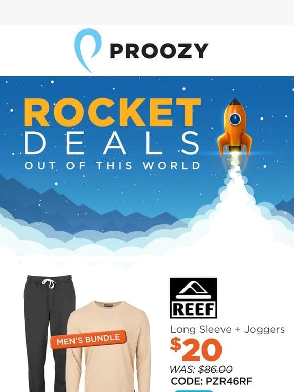 Score big with our Rocket Deals