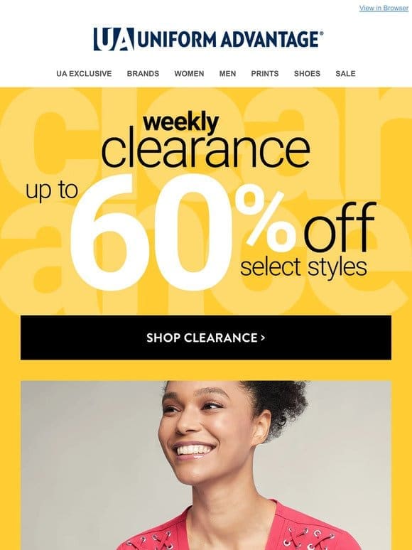 Scrub Lover， want new CLEARANCE? Up to 60% off