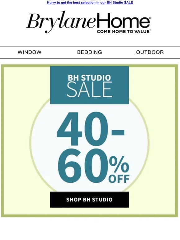 See What’s on Sale with BH Studio