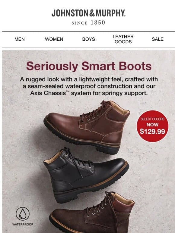 Seriously Smart Boots For a Steal