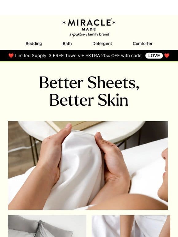 Sheets can benefit your skin?