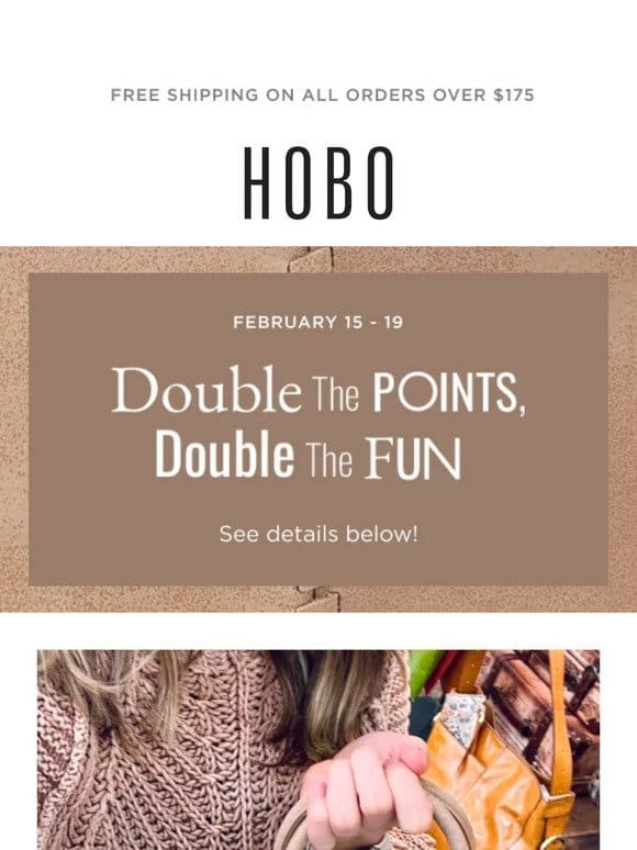 Shop Local & Earn Double Points