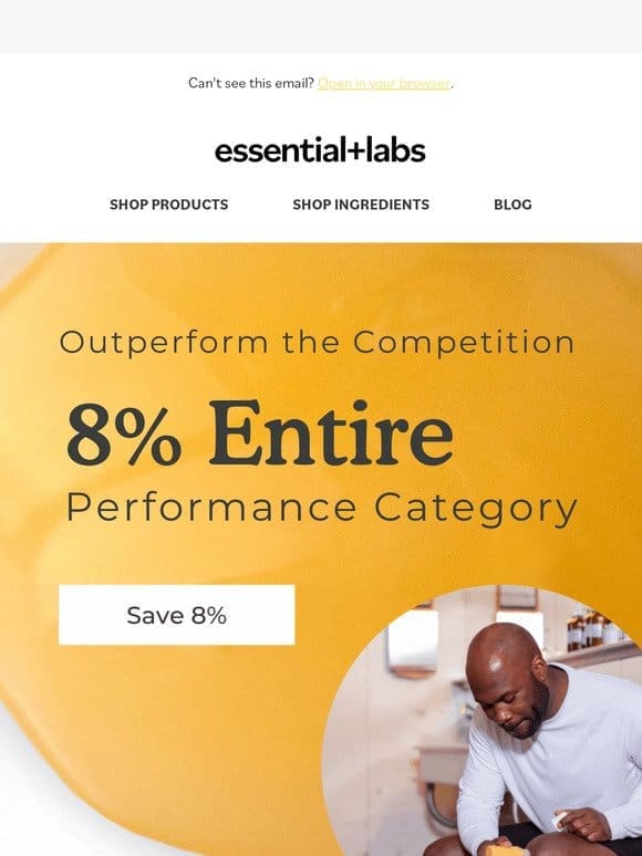 Shop Performance Category 8% Off  ️