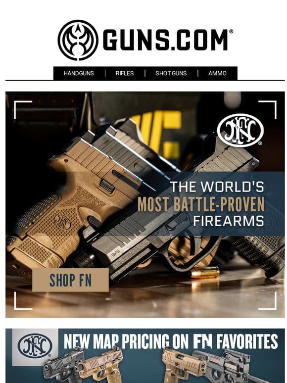 Shop The highest-Quality Firearms With FN America