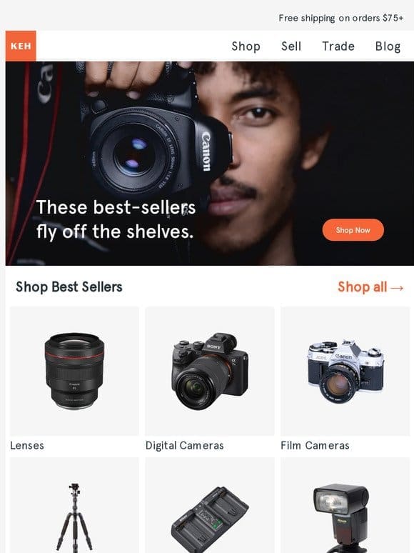 Shop best-selling camera gear