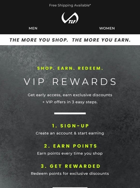 Shop.Earn. Redeem.