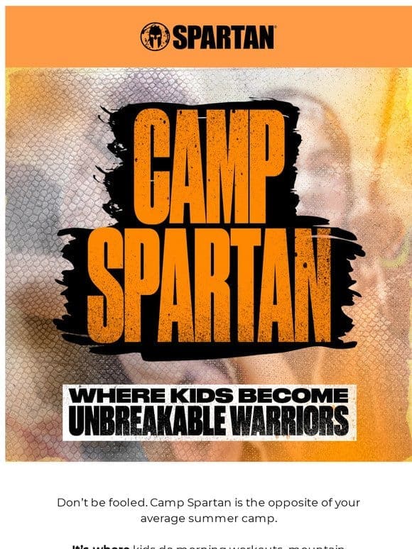 Sneak preview of Camp Spartan!