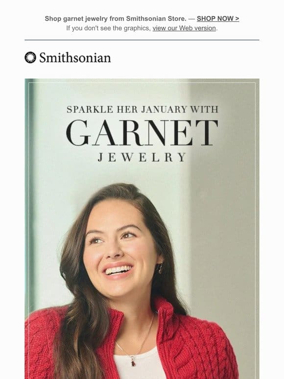 Sparkle Her January with Garnet