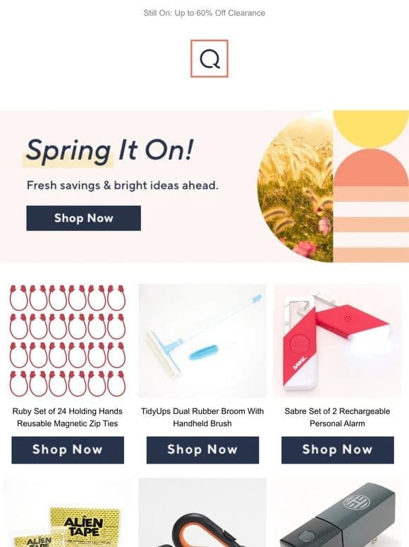 Spring It On! Fresh Savings， Bright Ideas