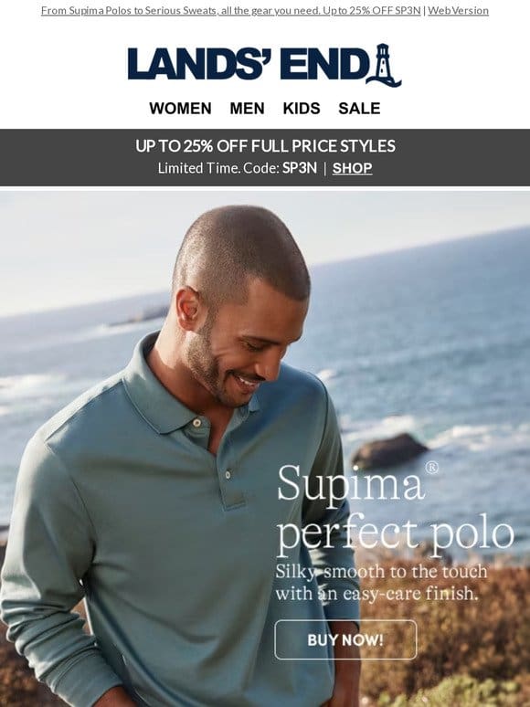 Stock up on men’s tops for spring