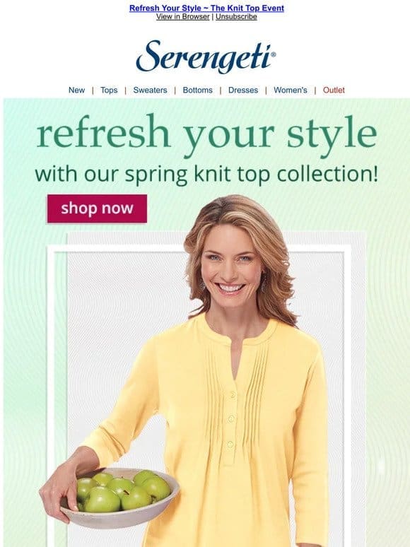 Stylish & Comfortable ~ Spring Knit Tops