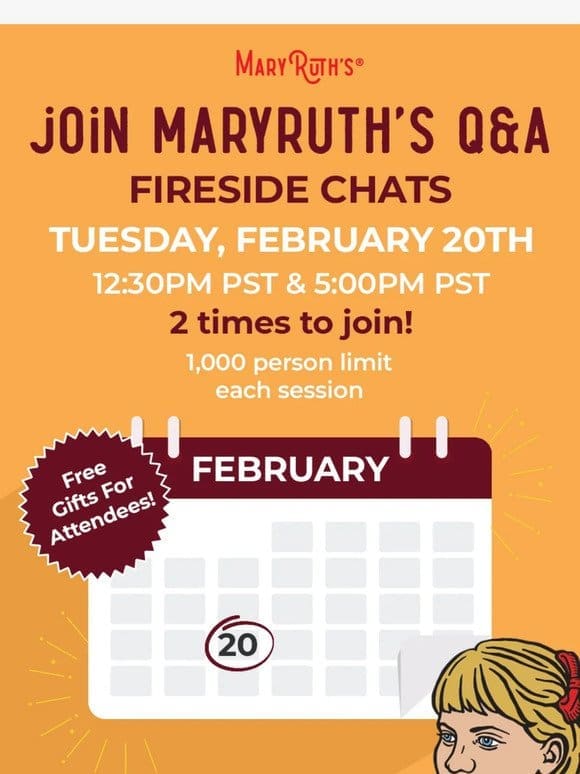 Talk to MaryRuth in ONE week  ️