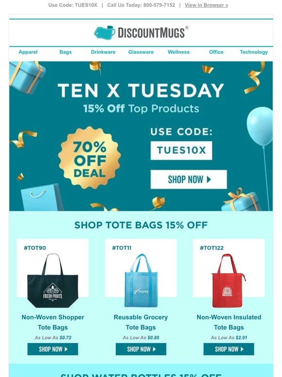 Ten Deals (10x) Tuesday | Plus: One Epic 70% Off Deal