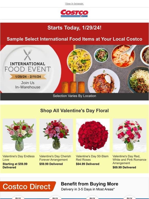 The International Food Event is HERE!