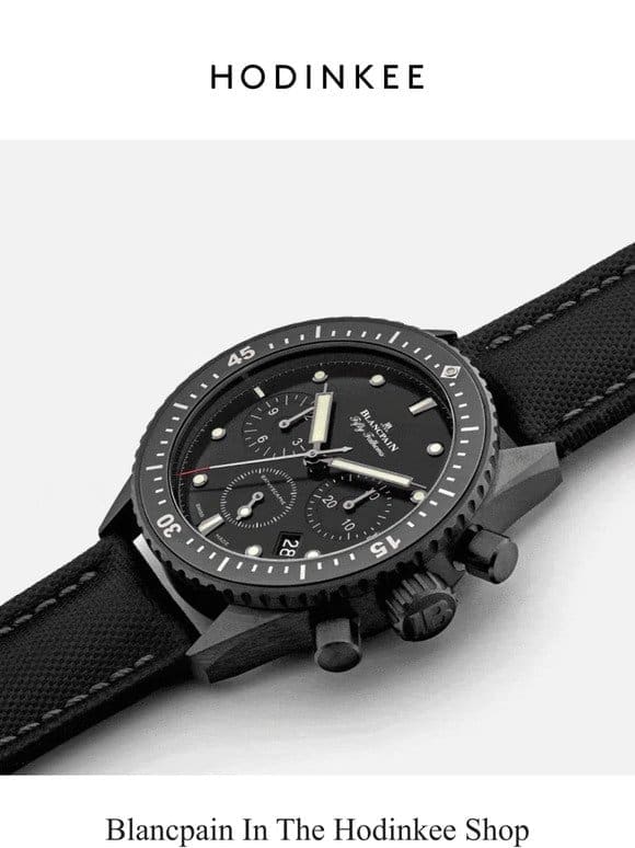 The Latest From Blancpain In The Hodinkee Shop