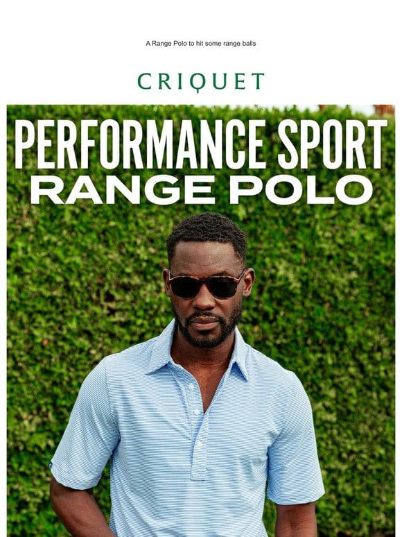 The Performance Sport Range Polo