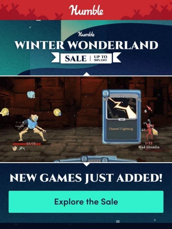 The Winter Sale keeps getting bigger—get huge savings on newly added games! ☃️