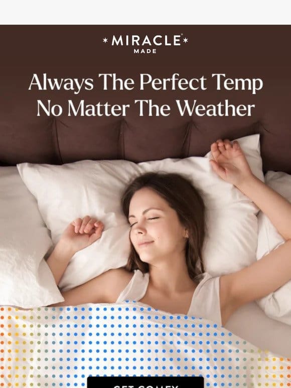 The comforter that combats the cold