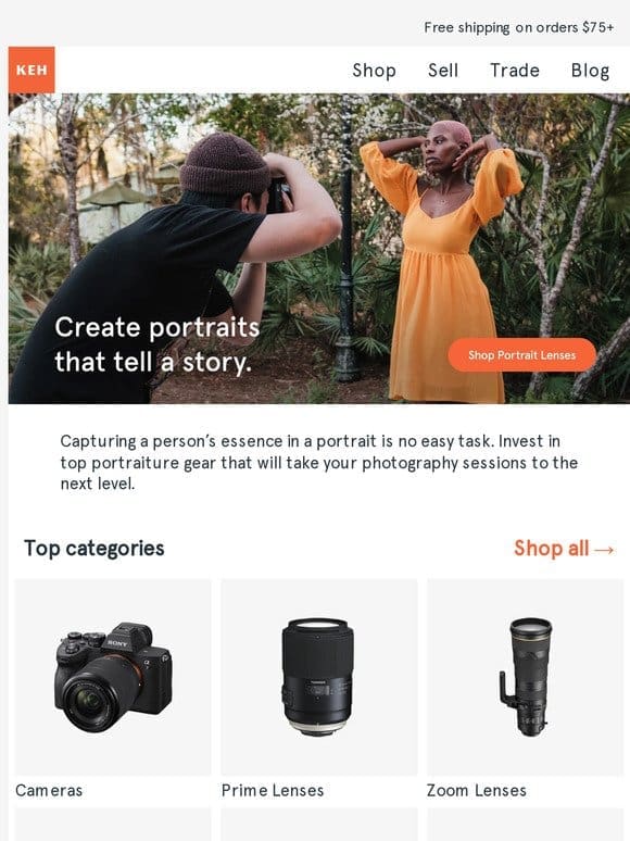 The perfect portraiture gear