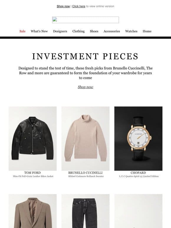 The pieces worth investing in this season