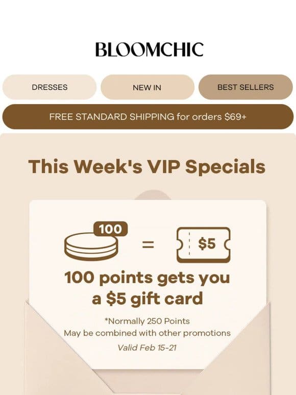 This Week’s VIP Specials