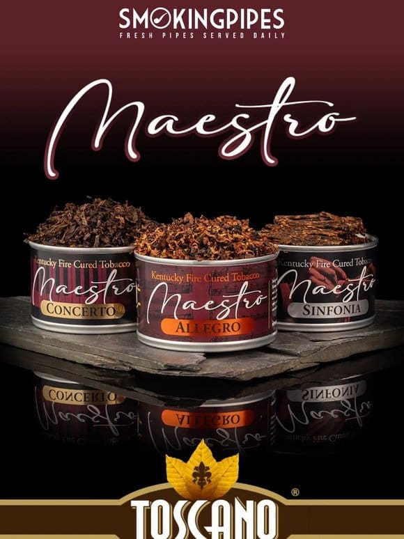 Toscano Maestro Pipe Tobacco | Available Now